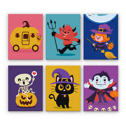Freundliche Halloween-Charaktere