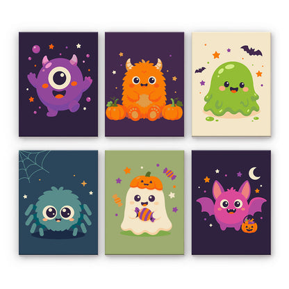 Süße Halloween-Monster