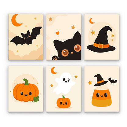 Minimale Halloween-Symbole