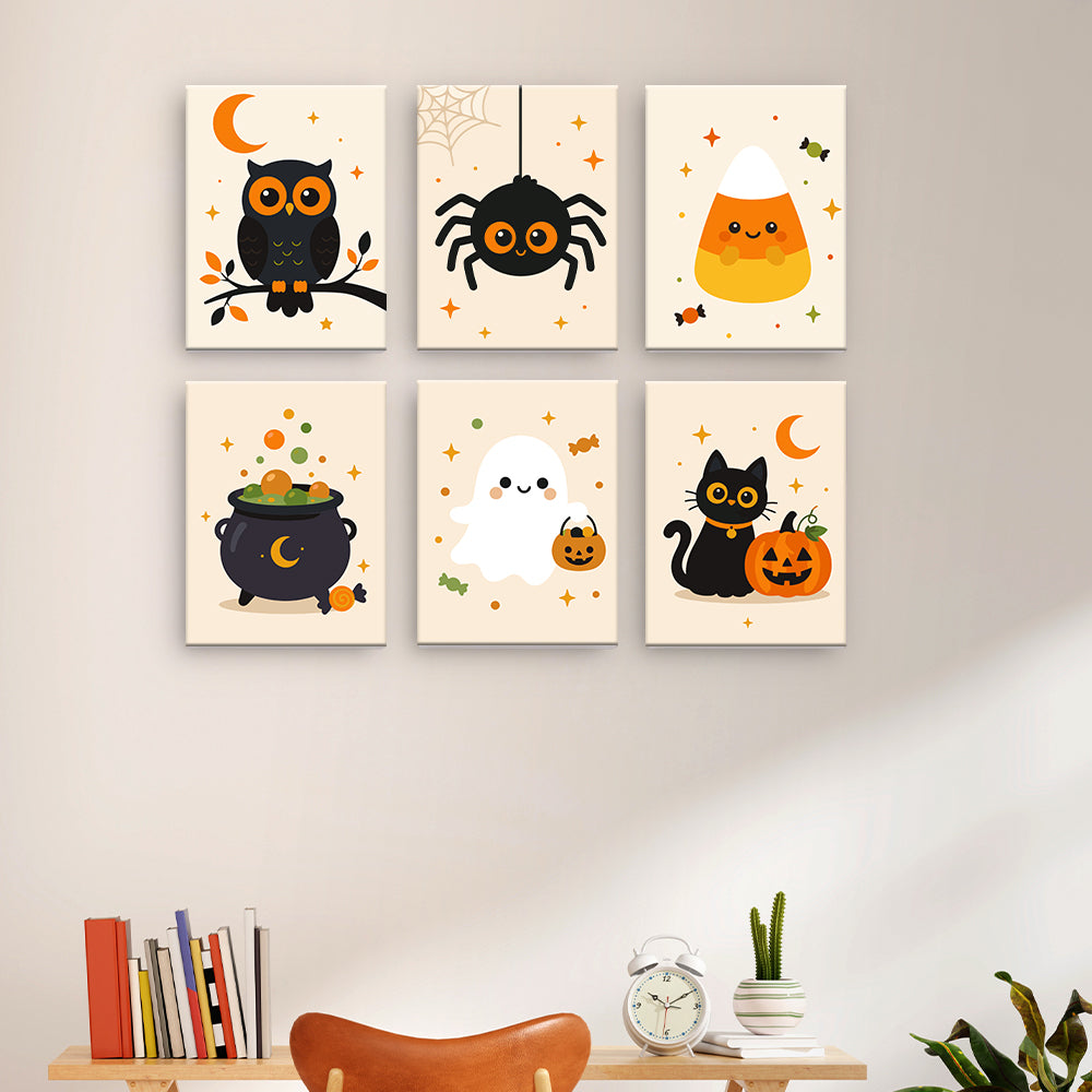 Niedliche Halloween-Symbole