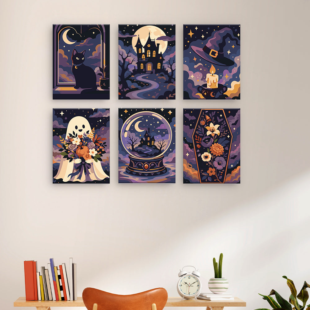 Gotische Halloween-Landschaften