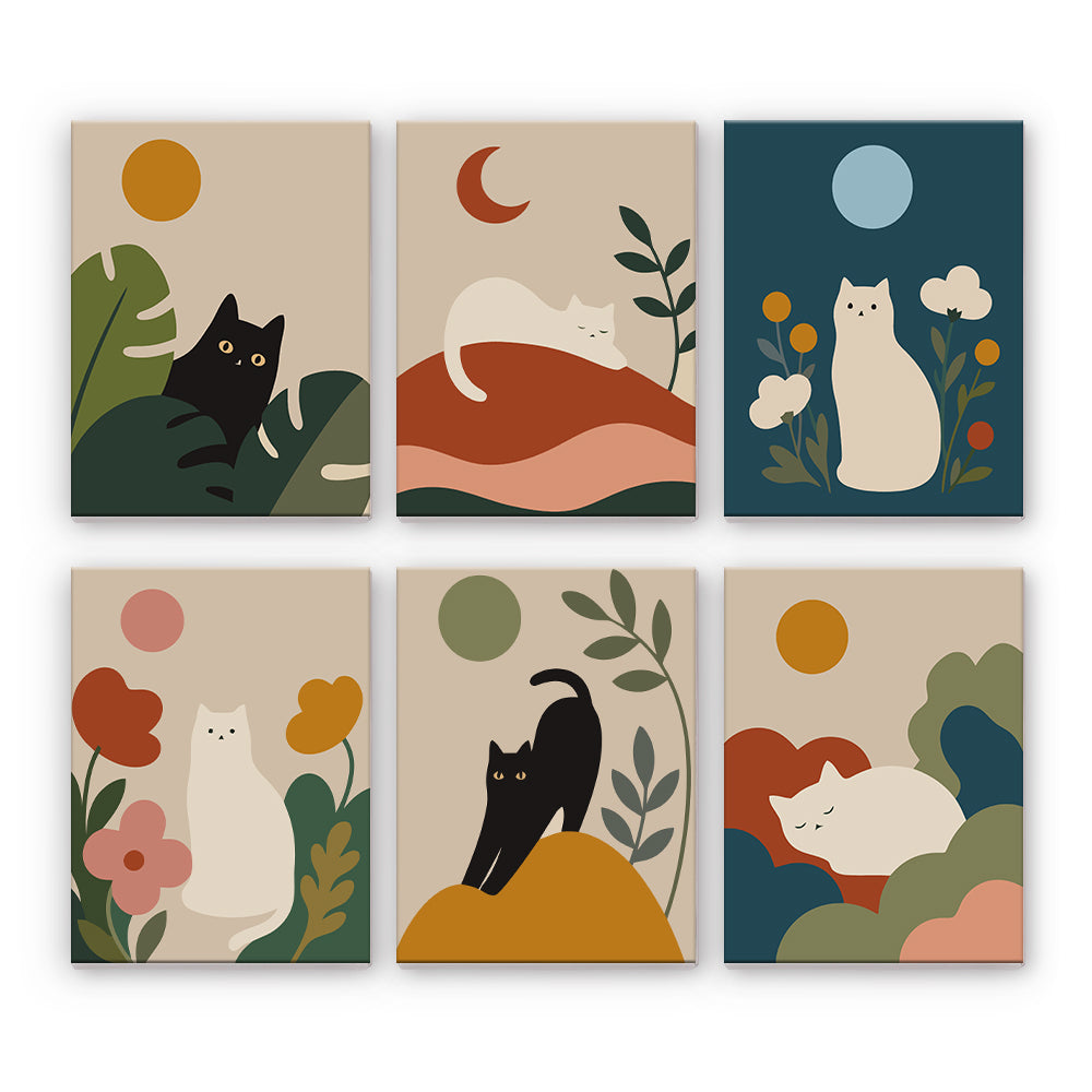 Minimale Katzenlandschaften